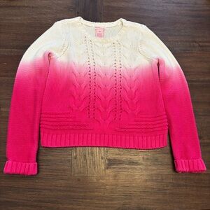 Design History Pink Ombre Girl’s Sweater